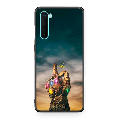 OnePlus Nord 5G Infinity Snap θήκη από τη Smartfits με σχέδιο στο πίσω μέρος και μαύρο περίβλημα | Smartphone case with colorful back and black bezels by Smartfits