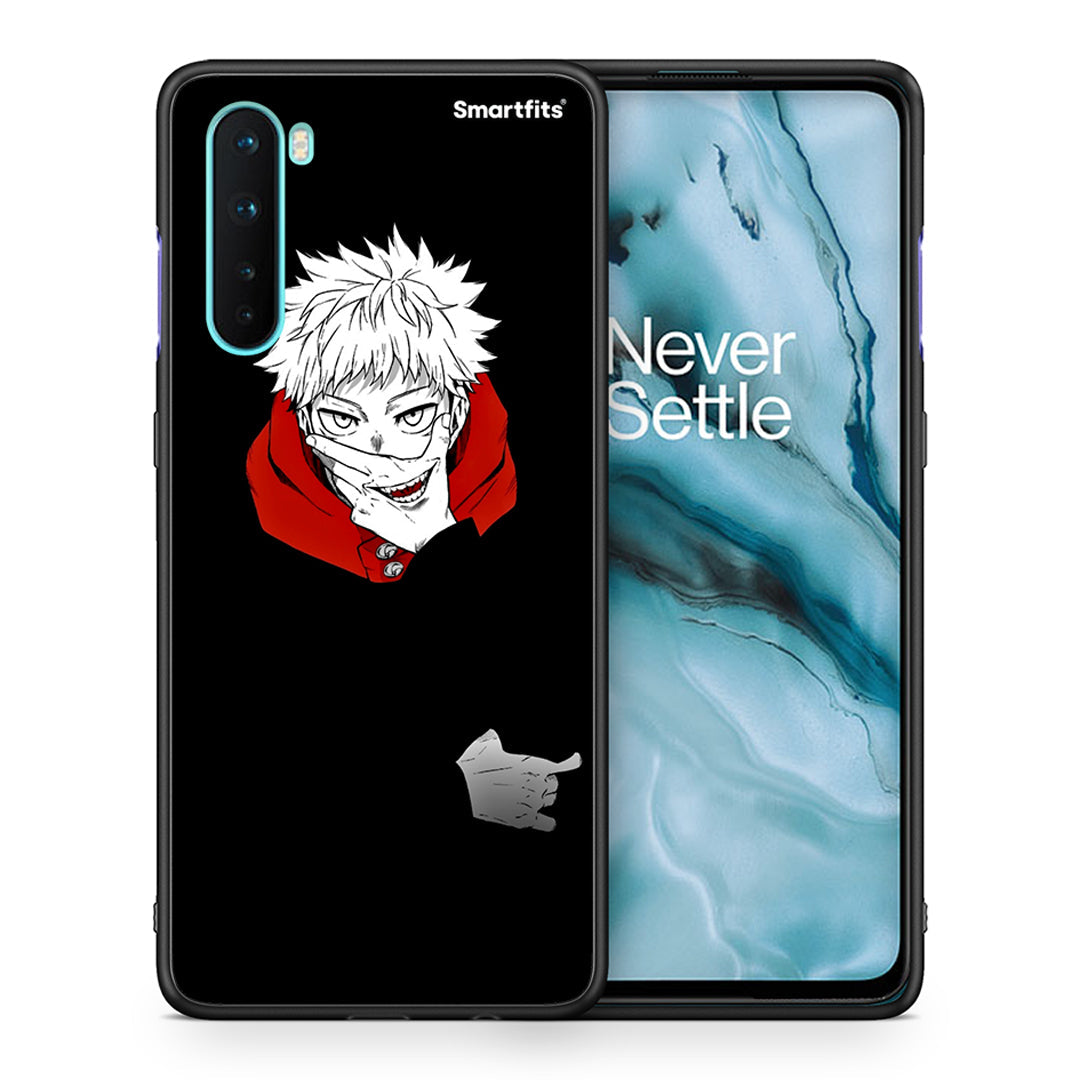 Θήκη OnePlus Nord 5G Itadori Anime από τη Smartfits με σχέδιο στο πίσω μέρος και μαύρο περίβλημα | OnePlus Nord 5G Itadori Anime case with colorful back and black bezels