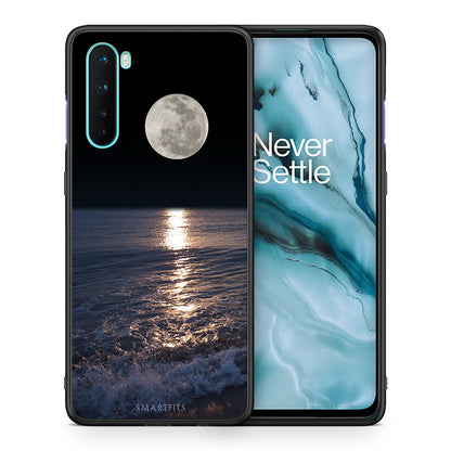 Θήκη OnePlus Nord 5G Moon Landscape από τη Smartfits με σχέδιο στο πίσω μέρος και μαύρο περίβλημα | OnePlus Nord 5G Moon Landscape case with colorful back and black bezels