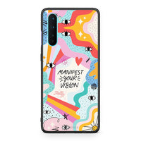 Thumbnail for OnePlus Nord 5G Manifest Your Vision θήκη από τη Smartfits με σχέδιο στο πίσω μέρος και μαύρο περίβλημα | Smartphone case with colorful back and black bezels by Smartfits