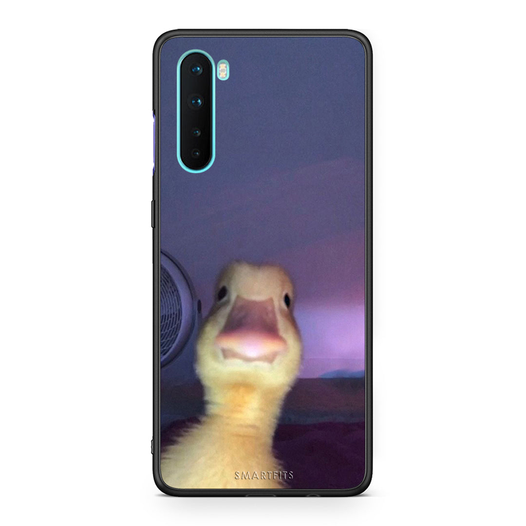 OnePlus Nord 5G Meme Duck θήκη από τη Smartfits με σχέδιο στο πίσω μέρος και μαύρο περίβλημα | Smartphone case with colorful back and black bezels by Smartfits
