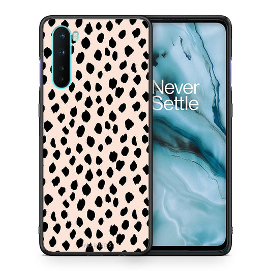 Θήκη OnePlus Nord 5G New Polka Dots από τη Smartfits με σχέδιο στο πίσω μέρος και μαύρο περίβλημα | OnePlus Nord 5G New Polka Dots case with colorful back and black bezels