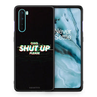 Thumbnail for Θήκη OnePlus Nord 5G OMG ShutUp από τη Smartfits με σχέδιο στο πίσω μέρος και μαύρο περίβλημα | OnePlus Nord 5G OMG ShutUp case with colorful back and black bezels