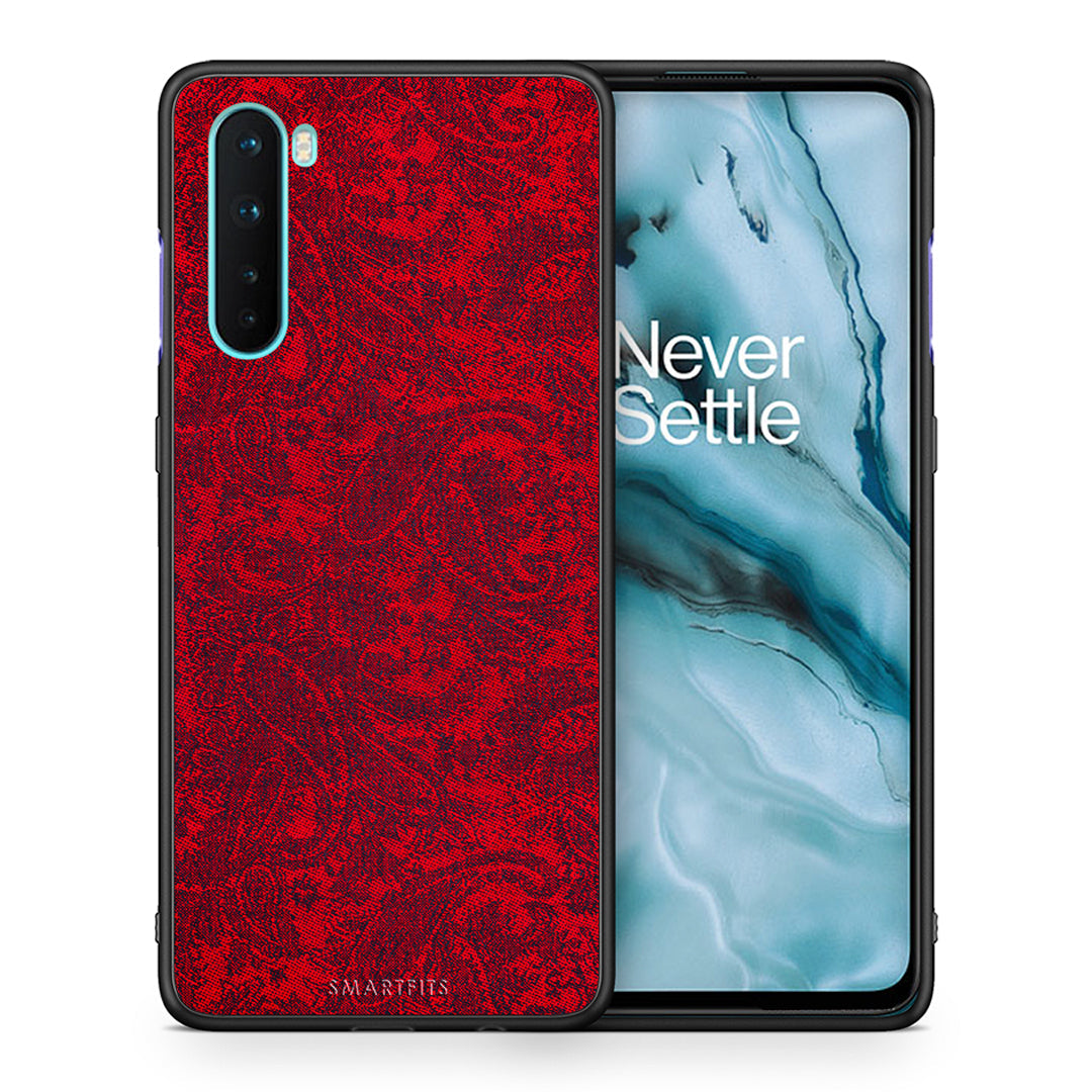 Θήκη OnePlus Nord 5G Paisley Cashmere από τη Smartfits με σχέδιο στο πίσω μέρος και μαύρο περίβλημα | OnePlus Nord 5G Paisley Cashmere case with colorful back and black bezels