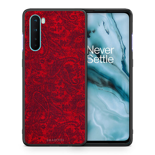 Θήκη OnePlus Nord 5G Paisley Cashmere από τη Smartfits με σχέδιο στο πίσω μέρος και μαύρο περίβλημα | OnePlus Nord 5G Paisley Cashmere case with colorful back and black bezels