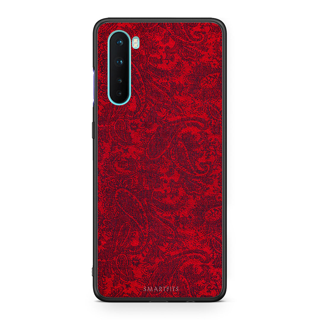 OnePlus Nord 5G Paisley Cashmere θήκη από τη Smartfits με σχέδιο στο πίσω μέρος και μαύρο περίβλημα | Smartphone case with colorful back and black bezels by Smartfits