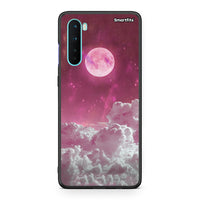 Thumbnail for OnePlus Nord 5G Pink Moon Θήκη από τη Smartfits με σχέδιο στο πίσω μέρος και μαύρο περίβλημα | Smartphone case with colorful back and black bezels by Smartfits