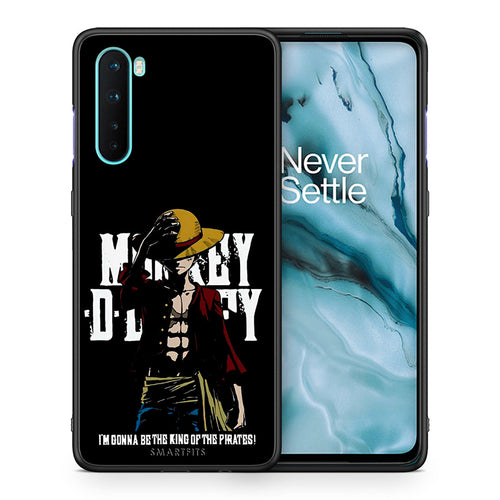 Θήκη OnePlus Nord 5G Pirate King από τη Smartfits με σχέδιο στο πίσω μέρος και μαύρο περίβλημα | OnePlus Nord 5G Pirate King case with colorful back and black bezels