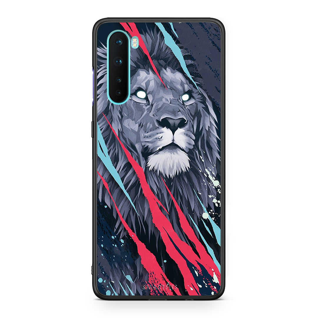 4 - OnePlus Nord 5G Lion Designer PopArt case, cover, bumper