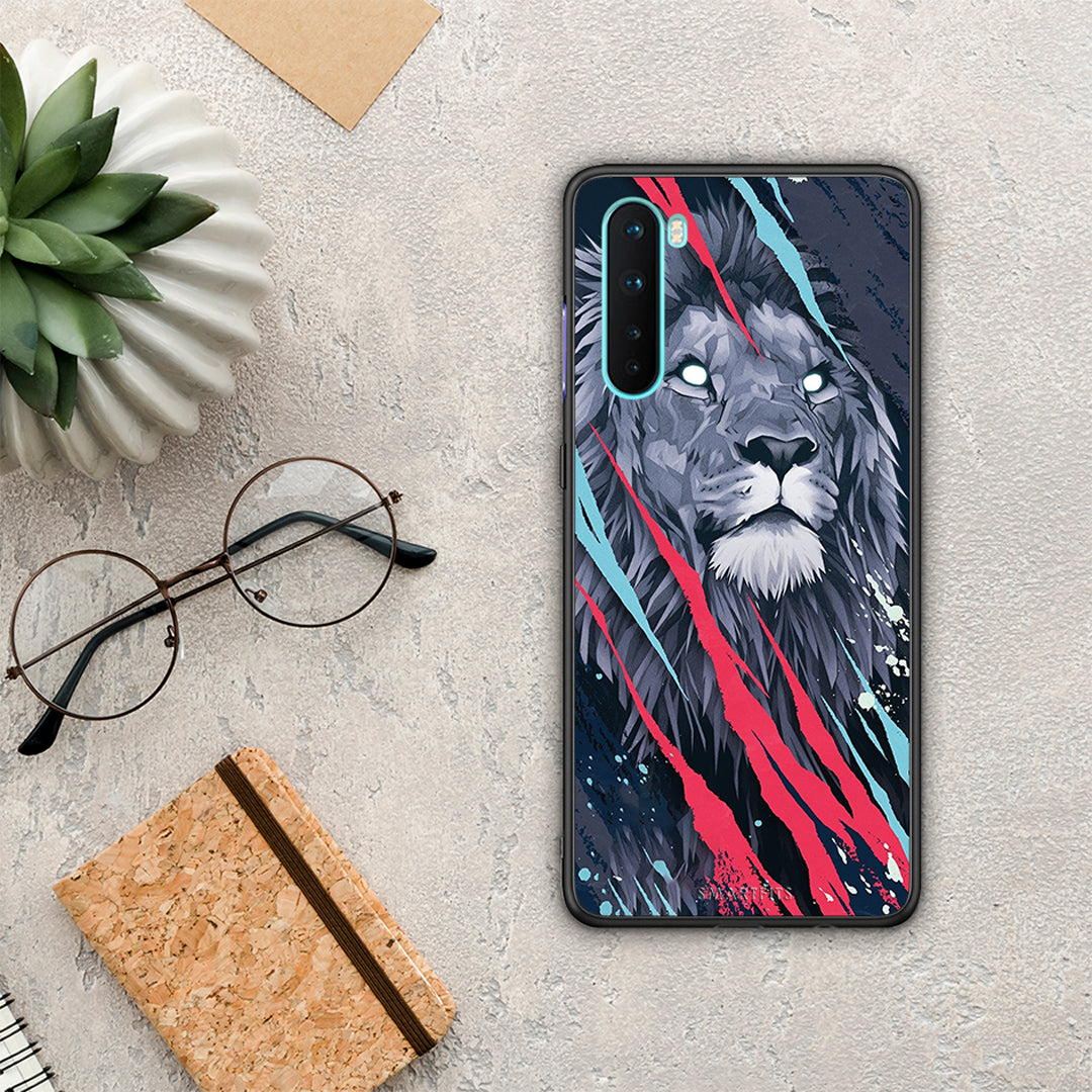 PopArt Lion Designer - OnePlus Nord 5G θήκη
