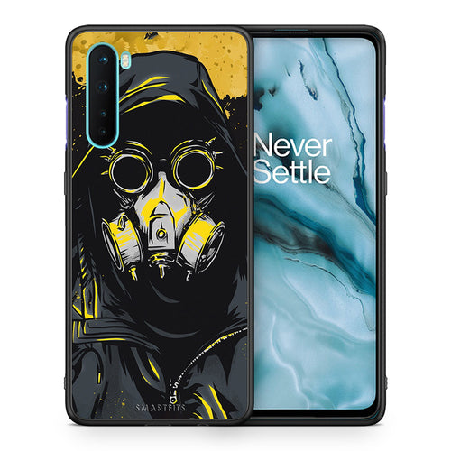 Θήκη OnePlus Nord 5G Mask PopArt από τη Smartfits με σχέδιο στο πίσω μέρος και μαύρο περίβλημα | OnePlus Nord 5G Mask PopArt case with colorful back and black bezels
