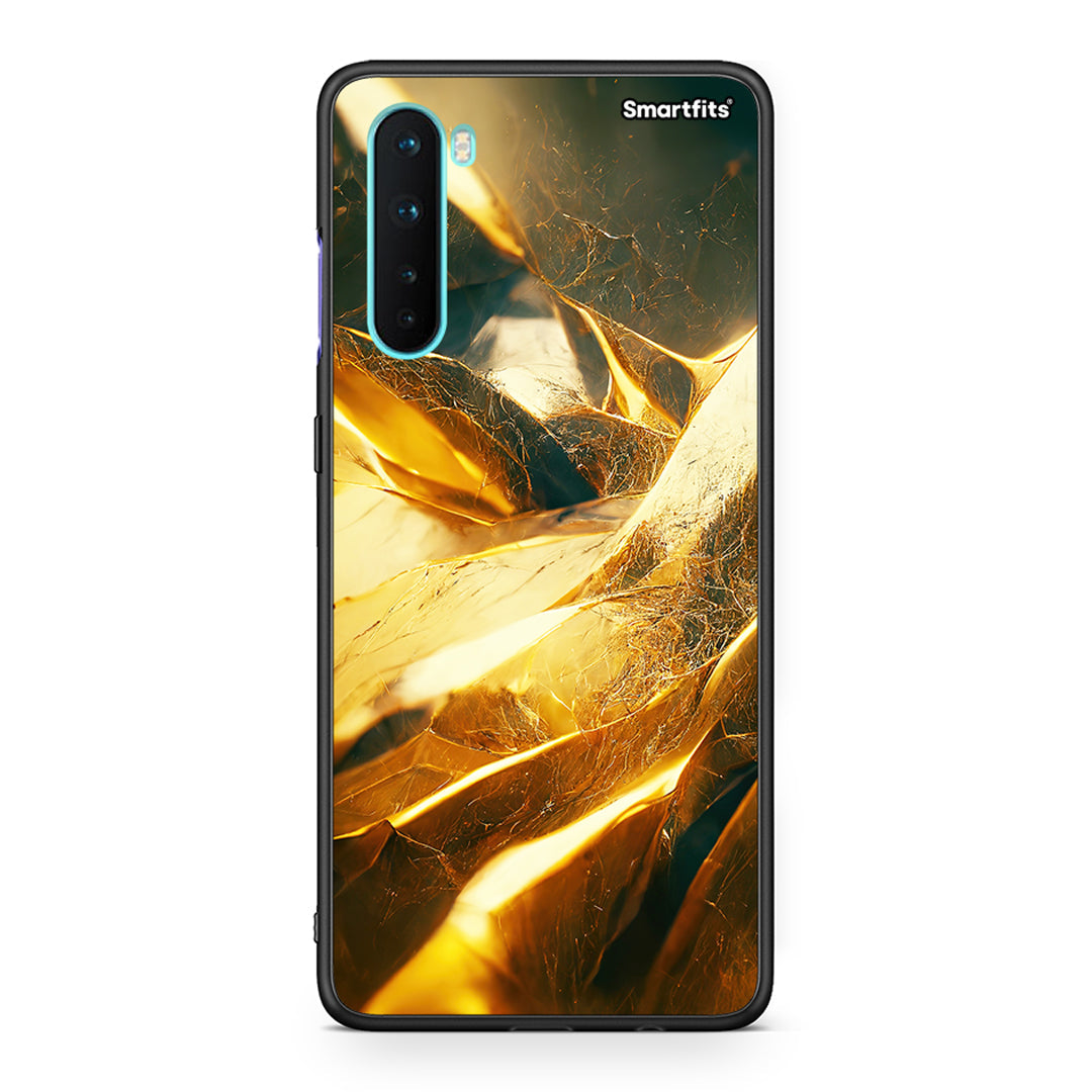 OnePlus Nord 5G Real Gold θήκη από τη Smartfits με σχέδιο στο πίσω μέρος και μαύρο περίβλημα | Smartphone case with colorful back and black bezels by Smartfits
