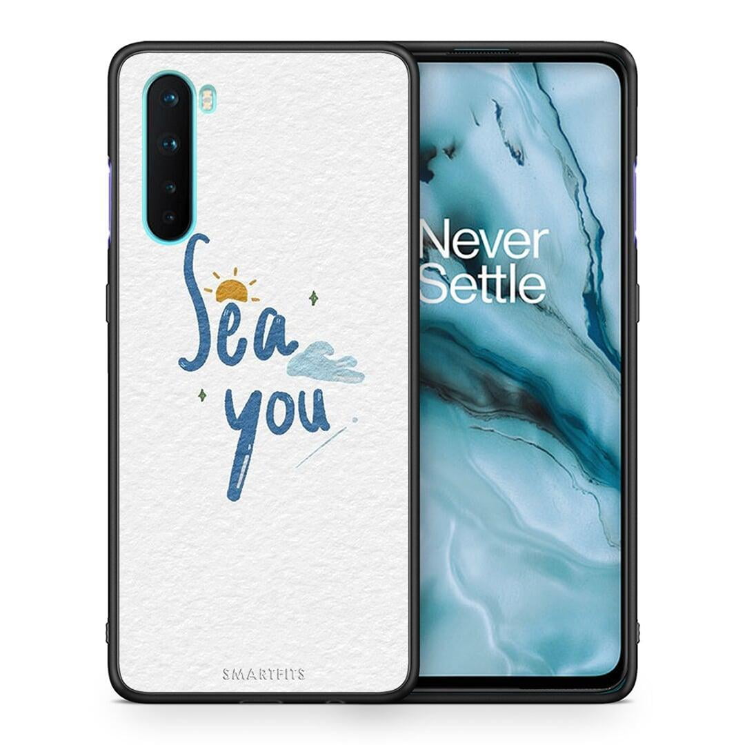 Θήκη OnePlus Nord 5G Sea You από τη Smartfits με σχέδιο στο πίσω μέρος και μαύρο περίβλημα | OnePlus Nord 5G Sea You case with colorful back and black bezels