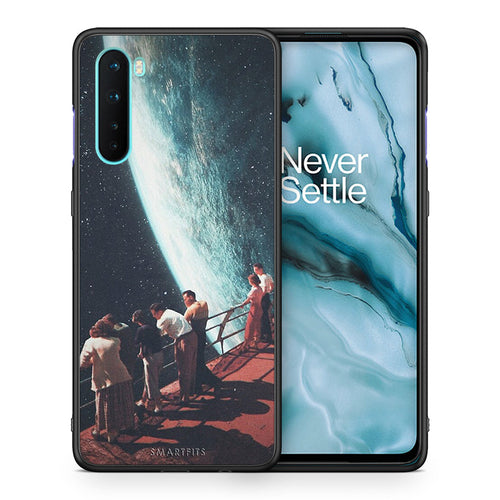 Θήκη OnePlus Nord 5G Surreal View από τη Smartfits με σχέδιο στο πίσω μέρος και μαύρο περίβλημα | OnePlus Nord 5G Surreal View case with colorful back and black bezels