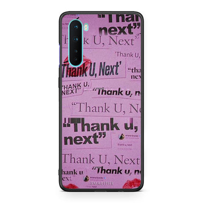 OnePlus Nord 5G Thank You Next Θήκη Αγίου Βαλεντίνου από τη Smartfits με σχέδιο στο πίσω μέρος και μαύρο περίβλημα | Smartphone case with colorful back and black bezels by Smartfits
