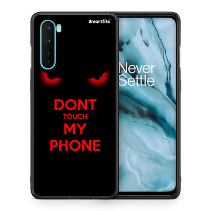 Θήκη OnePlus Nord 5G Touch My Phone από τη Smartfits με σχέδιο στο πίσω μέρος και μαύρο περίβλημα | OnePlus Nord 5G Touch My Phone case with colorful back and black bezels