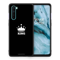 Thumbnail for Θήκη OnePlus Nord 5G King Valentine από τη Smartfits με σχέδιο στο πίσω μέρος και μαύρο περίβλημα | OnePlus Nord 5G King Valentine case with colorful back and black bezels