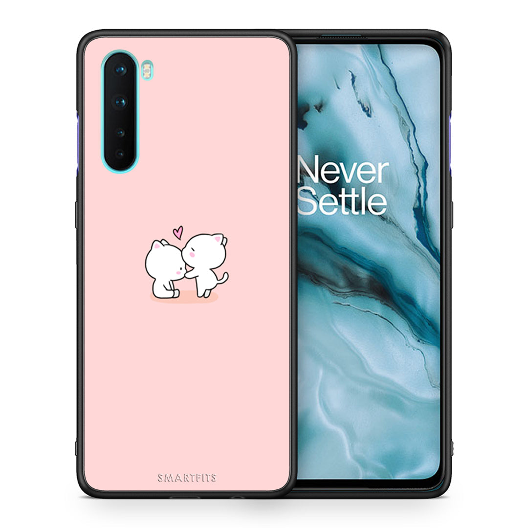 Θήκη OnePlus Nord 5G Love Valentine από τη Smartfits με σχέδιο στο πίσω μέρος και μαύρο περίβλημα | OnePlus Nord 5G Love Valentine case with colorful back and black bezels