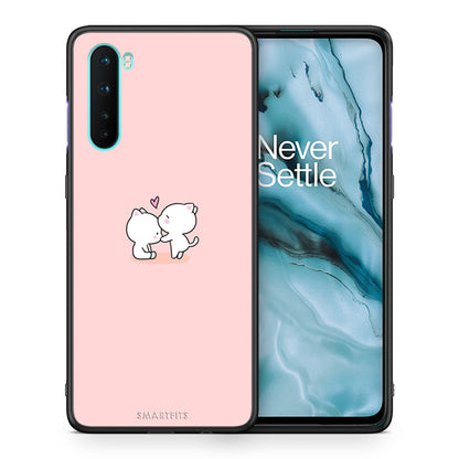 Θήκη OnePlus Nord 5G Love Valentine από τη Smartfits με σχέδιο στο πίσω μέρος και μαύρο περίβλημα | OnePlus Nord 5G Love Valentine case with colorful back and black bezels