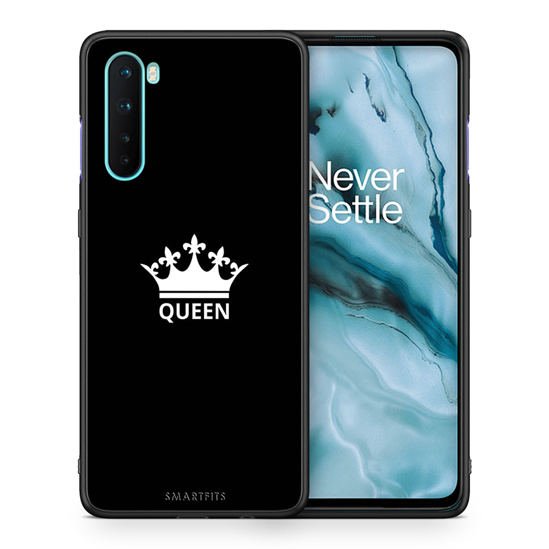 Θήκη OnePlus Nord 5G Queen Valentine από τη Smartfits με σχέδιο στο πίσω μέρος και μαύρο περίβλημα | OnePlus Nord 5G Queen Valentine case with colorful back and black bezels