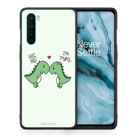 Θήκη OnePlus Nord 5G Rex Valentine από τη Smartfits με σχέδιο στο πίσω μέρος και μαύρο περίβλημα | OnePlus Nord 5G Rex Valentine case with colorful back and black bezels