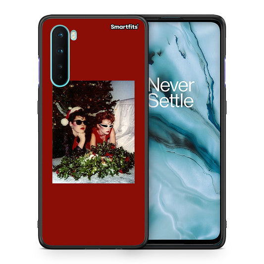Θήκη OnePlus Nord 5G Waiting For Xmas από τη Smartfits με σχέδιο στο πίσω μέρος και μαύρο περίβλημα | OnePlus Nord 5G Waiting For Xmas case with colorful back and black bezels