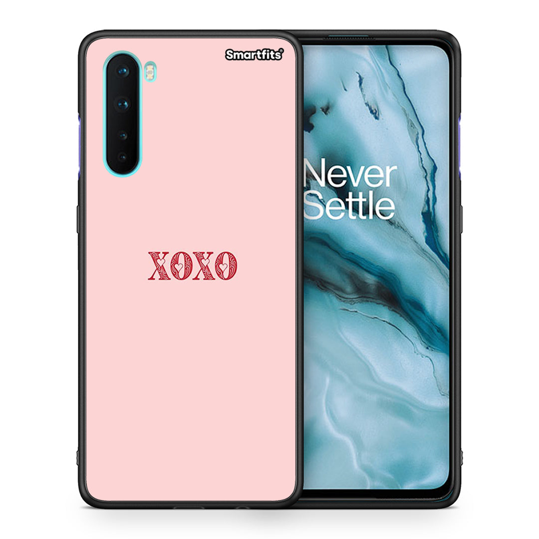 Θήκη OnePlus Nord 5G XOXO Love από τη Smartfits με σχέδιο στο πίσω μέρος και μαύρο περίβλημα | OnePlus Nord 5G XOXO Love case with colorful back and black bezels