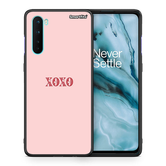 Θήκη OnePlus Nord 5G XOXO Love από τη Smartfits με σχέδιο στο πίσω μέρος και μαύρο περίβλημα | OnePlus Nord 5G XOXO Love case with colorful back and black bezels