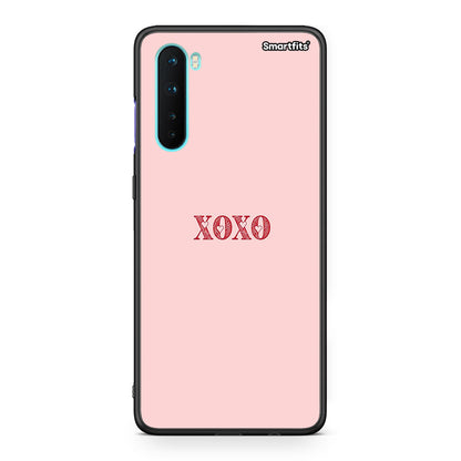 OnePlus Nord 5G XOXO Love θήκη από τη Smartfits με σχέδιο στο πίσω μέρος και μαύρο περίβλημα | Smartphone case with colorful back and black bezels by Smartfits
