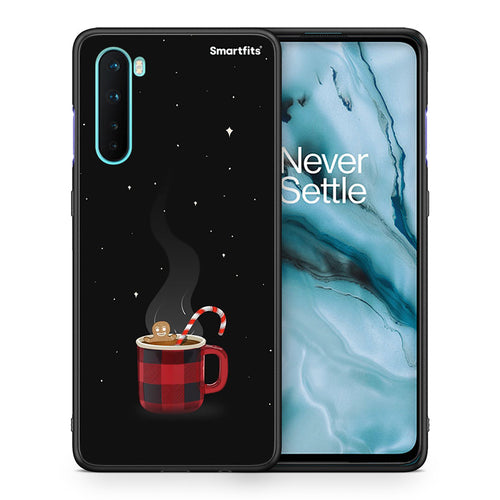 Θήκη OnePlus Nord 5G Xmas Bathing από τη Smartfits με σχέδιο στο πίσω μέρος και μαύρο περίβλημα | OnePlus Nord 5G Xmas Bathing case with colorful back and black bezels