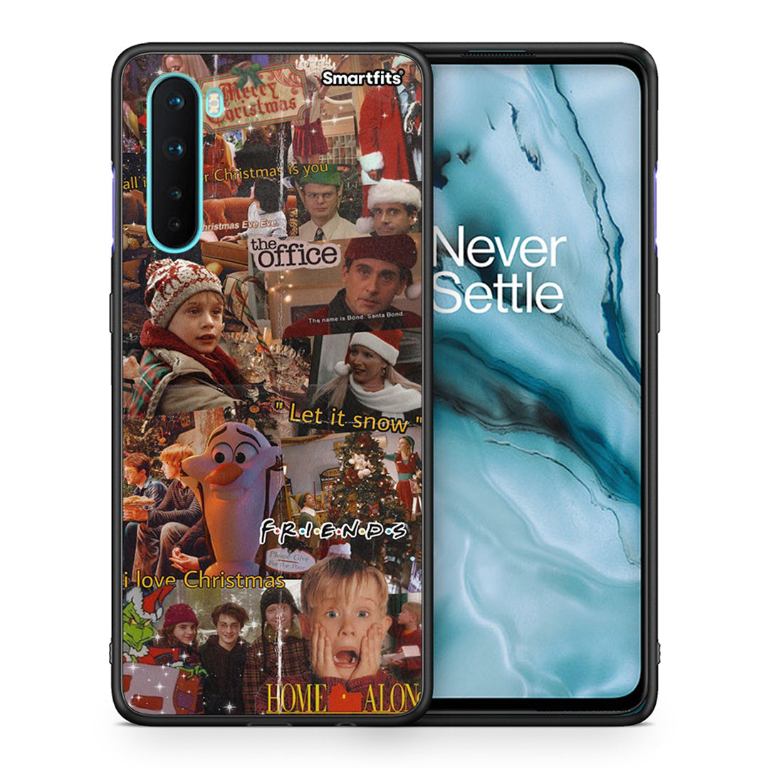 Θήκη OnePlus Nord 5G Xmas Wishes από τη Smartfits με σχέδιο στο πίσω μέρος και μαύρο περίβλημα | OnePlus Nord 5G Xmas Wishes case with colorful back and black bezels