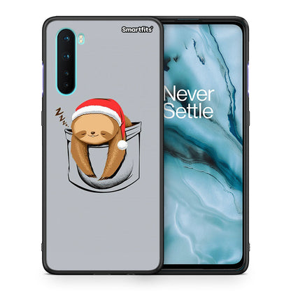 Θήκη OnePlus Nord 5G Xmas Zzzz από τη Smartfits με σχέδιο στο πίσω μέρος και μαύρο περίβλημα | OnePlus Nord 5G Xmas Zzzz case with colorful back and black bezels