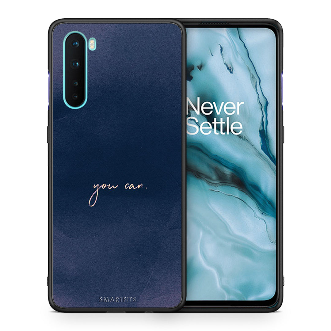 Θήκη OnePlus Nord 5G You Can από τη Smartfits με σχέδιο στο πίσω μέρος και μαύρο περίβλημα | OnePlus Nord 5G You Can case with colorful back and black bezels