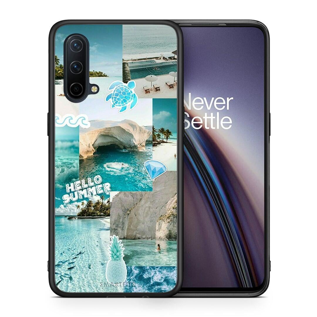Θήκη OnePlus Nord CE 5G Aesthetic Summer από τη Smartfits με σχέδιο στο πίσω μέρος και μαύρο περίβλημα | OnePlus Nord CE 5G Aesthetic Summer case with colorful back and black bezels
