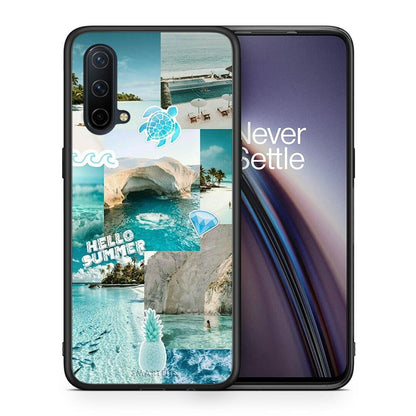 Θήκη OnePlus Nord CE 5G Aesthetic Summer από τη Smartfits με σχέδιο στο πίσω μέρος και μαύρο περίβλημα | OnePlus Nord CE 5G Aesthetic Summer case with colorful back and black bezels