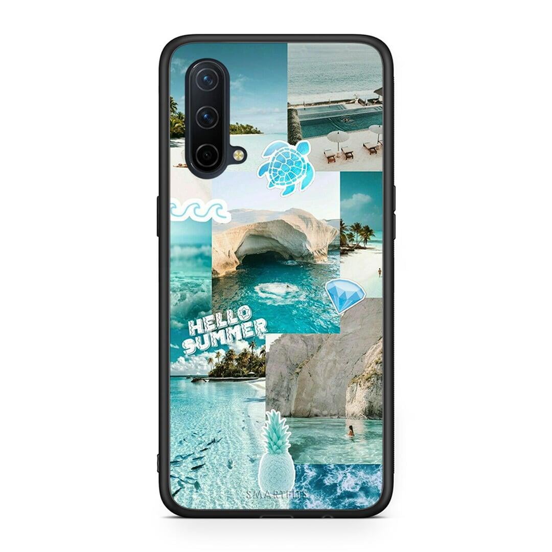 OnePlus Nord CE 5G Aesthetic Summer Θήκη από τη Smartfits με σχέδιο στο πίσω μέρος και μαύρο περίβλημα | Smartphone case with colorful back and black bezels by Smartfits