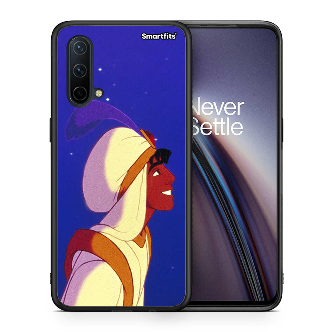 Θήκη OnePlus Nord CE 5G Alladin And Jasmine Love 1 από τη Smartfits με σχέδιο στο πίσω μέρος και μαύρο περίβλημα | OnePlus Nord CE 5G Alladin And Jasmine Love 1 case with colorful back and black bezels