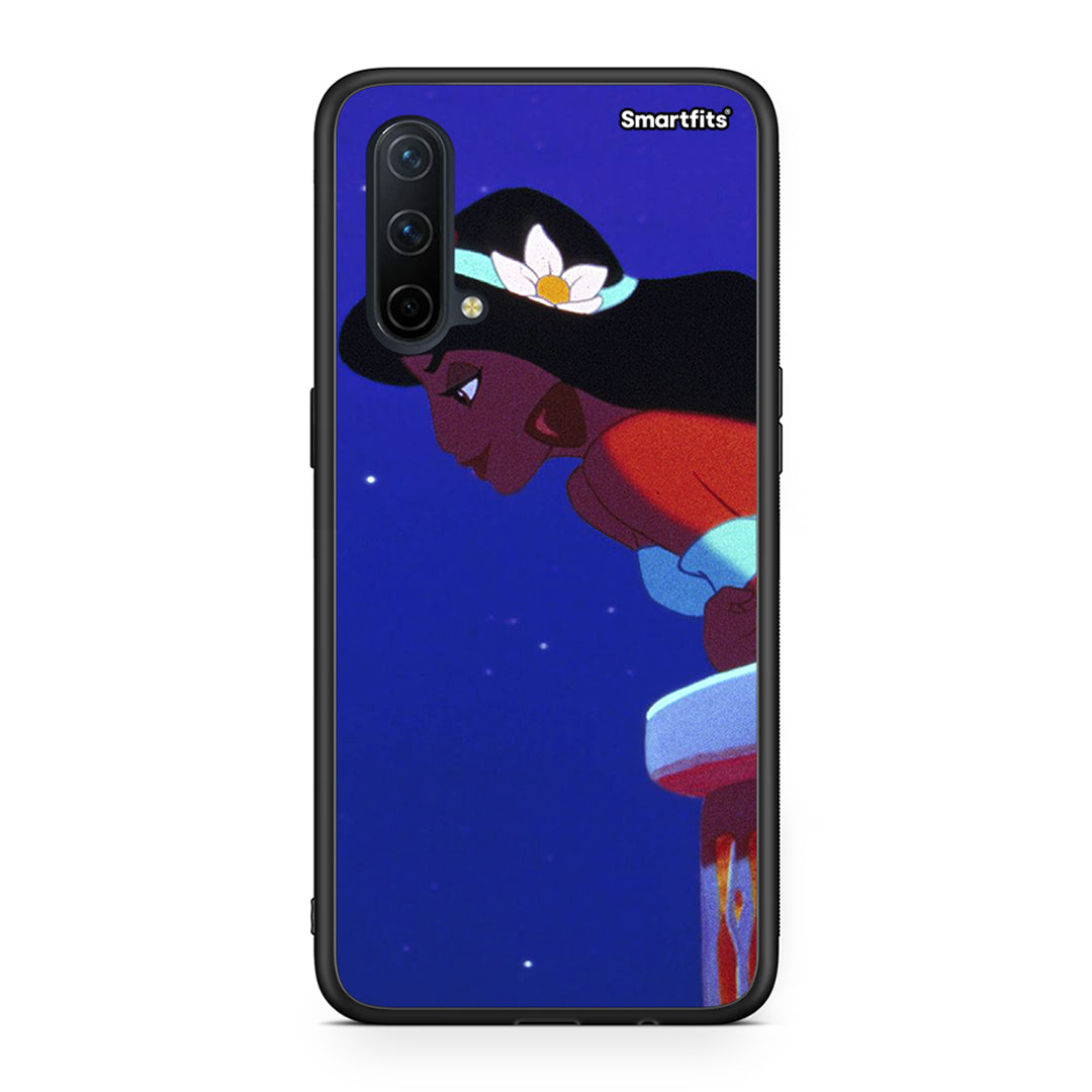 OnePlus Nord CE 5G Alladin And Jasmine Love 2 θήκη από τη Smartfits με σχέδιο στο πίσω μέρος και μαύρο περίβλημα | Smartphone case with colorful back and black bezels by Smartfits