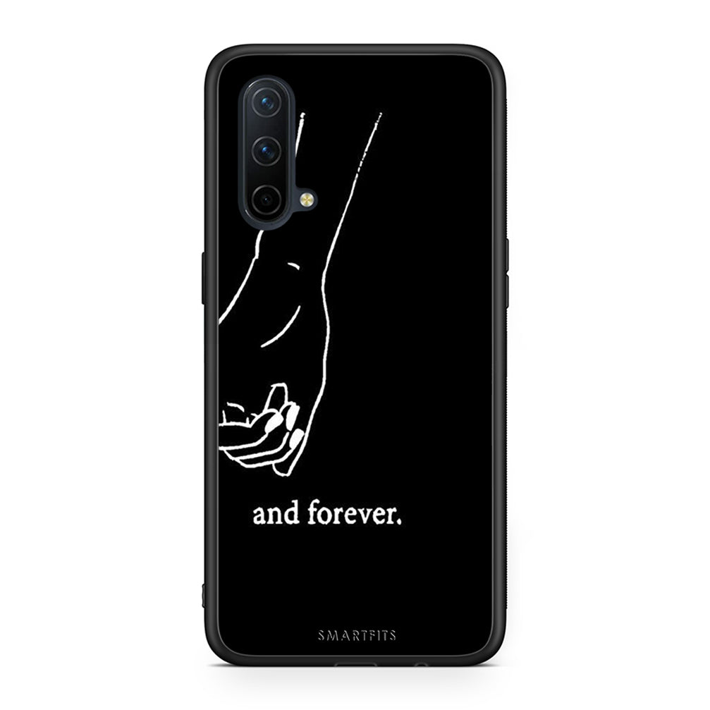 OnePlus Nord CE 5G Always & Forever 2 Θήκη Αγίου Βαλεντίνου από τη Smartfits με σχέδιο στο πίσω μέρος και μαύρο περίβλημα | Smartphone case with colorful back and black bezels by Smartfits