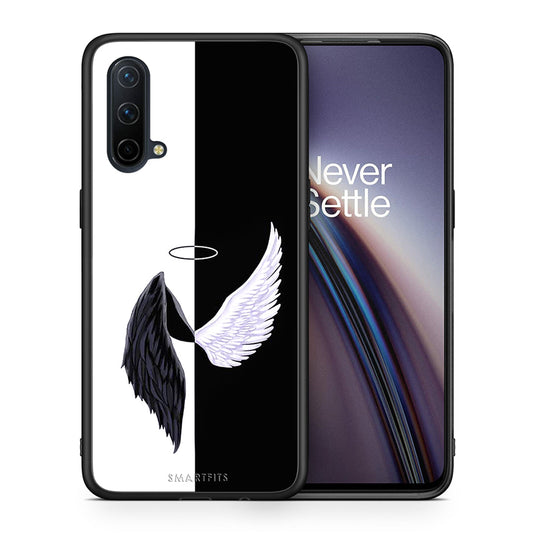 Θήκη OnePlus Nord CE 5G Angels Demons από τη Smartfits με σχέδιο στο πίσω μέρος και μαύρο περίβλημα | OnePlus Nord CE 5G Angels Demons case with colorful back and black bezels
