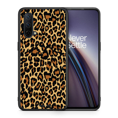 Θήκη OnePlus Nord CE 5G Leopard Animal από τη Smartfits με σχέδιο στο πίσω μέρος και μαύρο περίβλημα | OnePlus Nord CE 5G Leopard Animal case with colorful back and black bezels