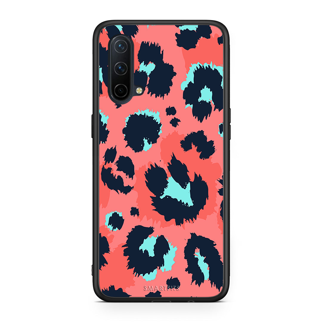 22 - OnePlus Nord CE 5G Pink Leopard Animal case, cover, bumper