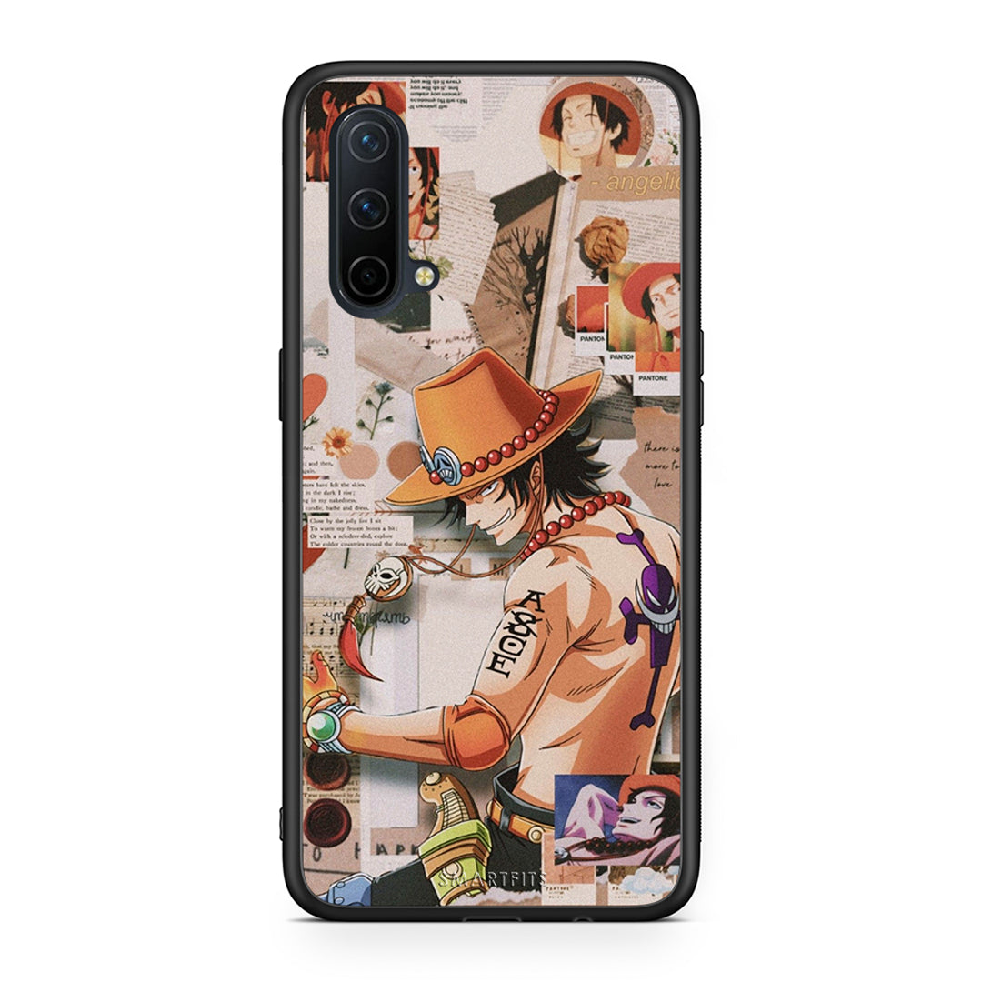 OnePlus Nord CE 5G Anime Collage θήκη από τη Smartfits με σχέδιο στο πίσω μέρος και μαύρο περίβλημα | Smartphone case with colorful back and black bezels by Smartfits