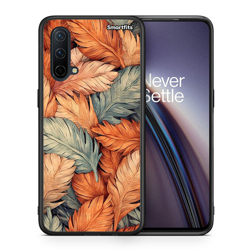 Θήκη OnePlus Nord CE 5G Autumn Leaves από τη Smartfits με σχέδιο στο πίσω μέρος και μαύρο περίβλημα | OnePlus Nord CE 5G Autumn Leaves case with colorful back and black bezels
