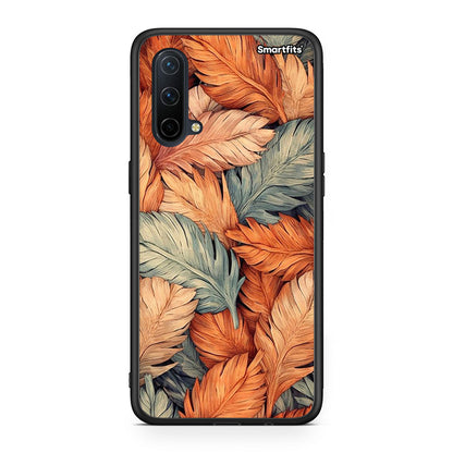OnePlus Nord CE 5G Autumn Leaves Θήκη από τη Smartfits με σχέδιο στο πίσω μέρος και μαύρο περίβλημα | Smartphone case with colorful back and black bezels by Smartfits