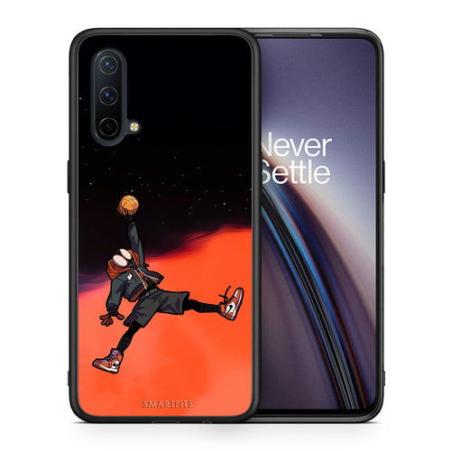 Θήκη OnePlus Nord CE 5G Basketball Hero από τη Smartfits με σχέδιο στο πίσω μέρος και μαύρο περίβλημα | OnePlus Nord CE 5G Basketball Hero case with colorful back and black bezels
