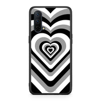 Thumbnail for OnePlus Nord CE 5G Black Hearts θήκη από τη Smartfits με σχέδιο στο πίσω μέρος και μαύρο περίβλημα | Smartphone case with colorful back and black bezels by Smartfits