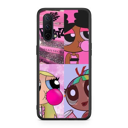 OnePlus Nord CE 5G Bubble Girls Θήκη Αγίου Βαλεντίνου από τη Smartfits με σχέδιο στο πίσω μέρος και μαύρο περίβλημα | Smartphone case with colorful back and black bezels by Smartfits