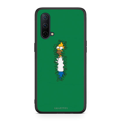 OnePlus Nord CE 5G Bush Man Θήκη Αγίου Βαλεντίνου από τη Smartfits με σχέδιο στο πίσω μέρος και μαύρο περίβλημα | Smartphone case with colorful back and black bezels by Smartfits