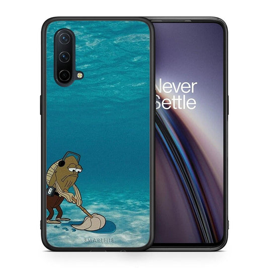Θήκη OnePlus Nord CE 5G Clean The Ocean από τη Smartfits με σχέδιο στο πίσω μέρος και μαύρο περίβλημα | OnePlus Nord CE 5G Clean The Ocean case with colorful back and black bezels